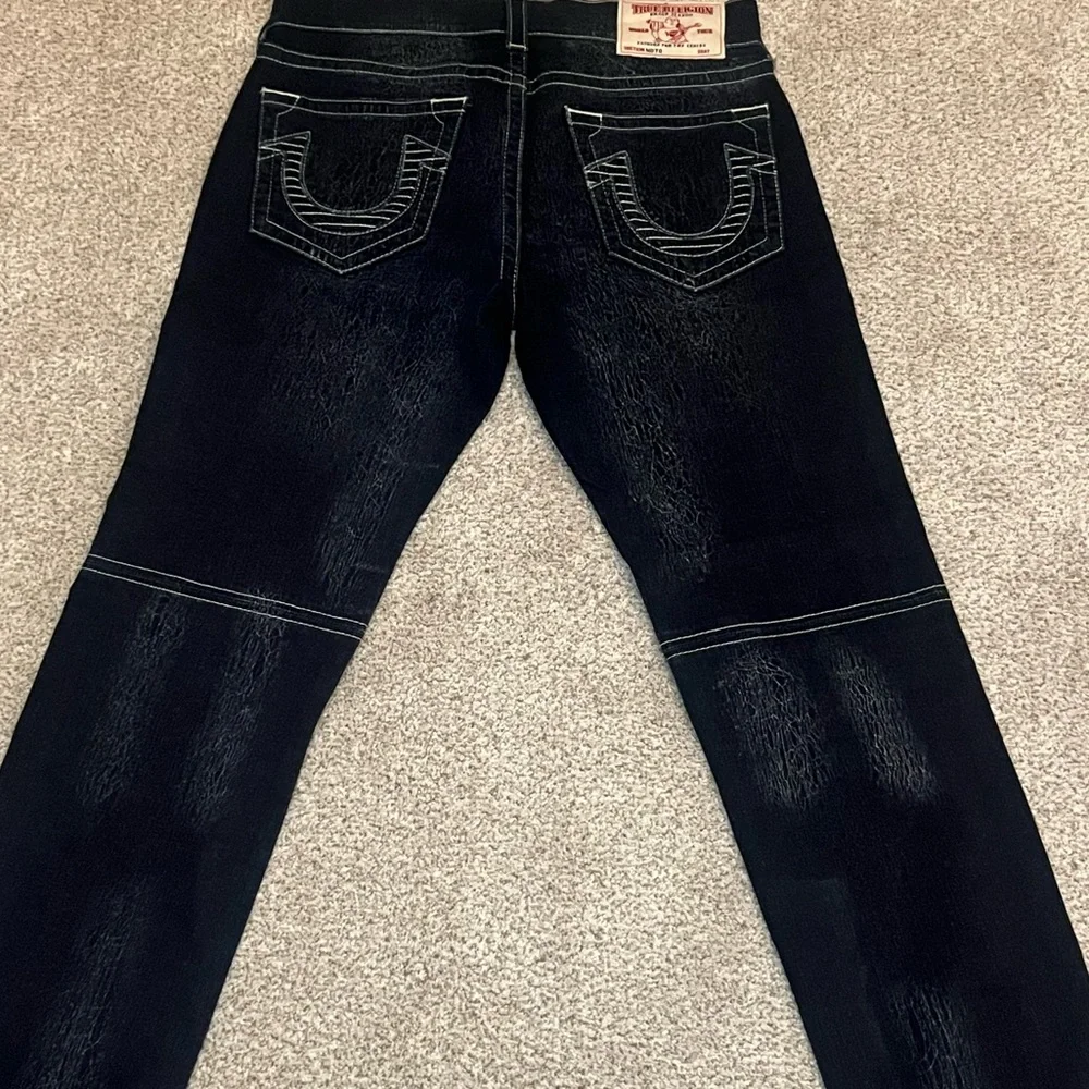 Vintage True Religion Men's Slim Jeans - Blue